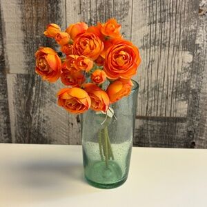 Orange Ranunculus Faux Floral